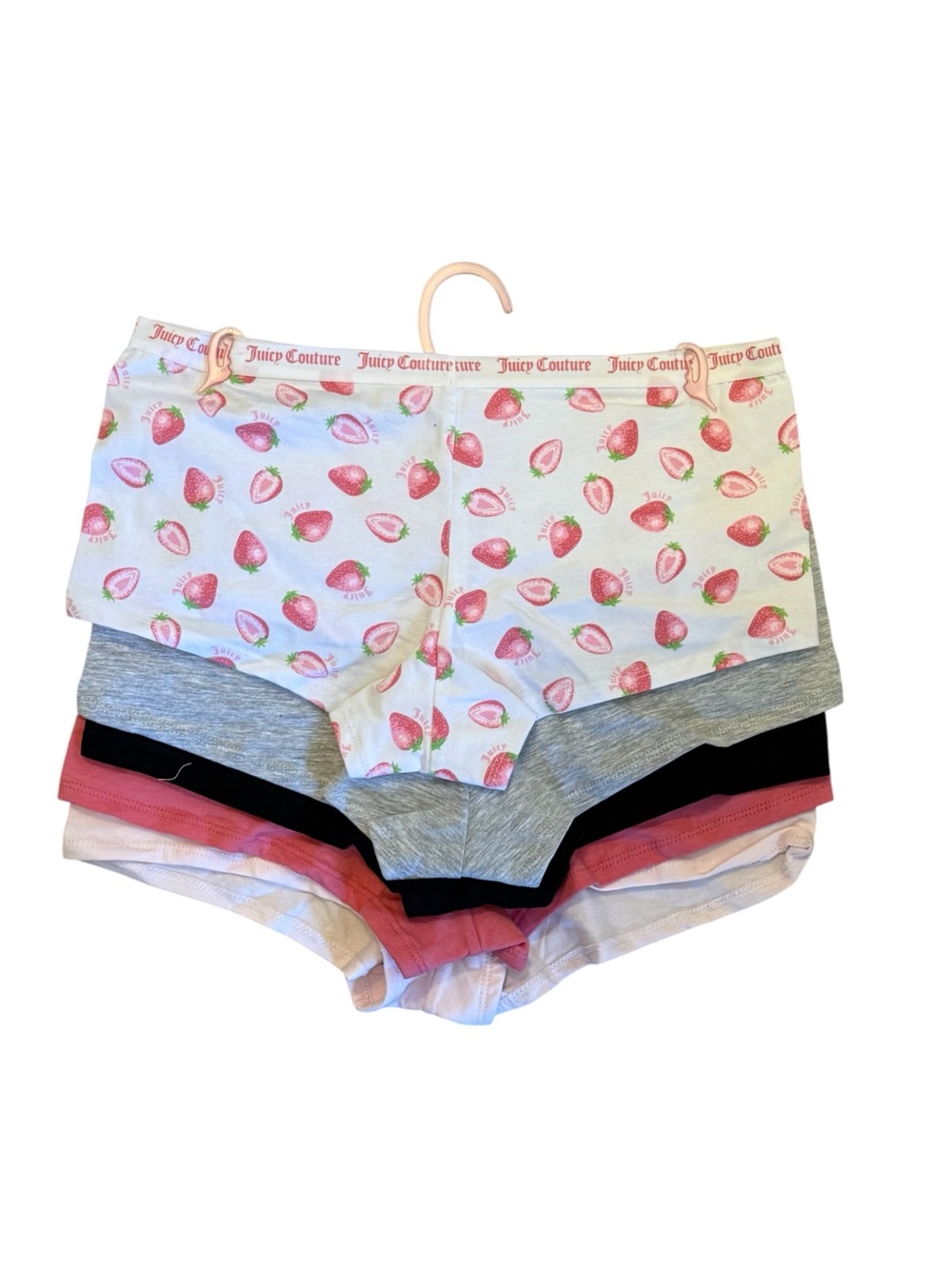 🫶🏻 Juicy Couture Glitter Logo Boyshort Panties - Picture 2 of 4